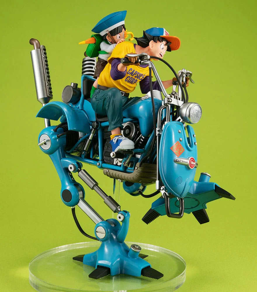 Dragon Ball Z Desktop Real McCoy EX PVC Diorama Son Goku & Son Gohan & Robot with Two Legs 20cm