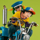 Dragon Ball Z Desktop Real McCoy EX PVC Diorama Son Goku & Son Gohan & Robot with Two Legs 20cm