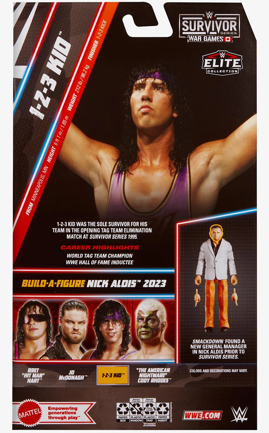 1-2-3 Kid WWE Survivor Series 2025 Elite Collection