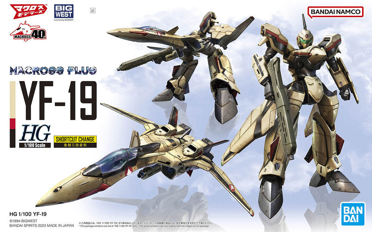 1/100 HG YF-19 Macross