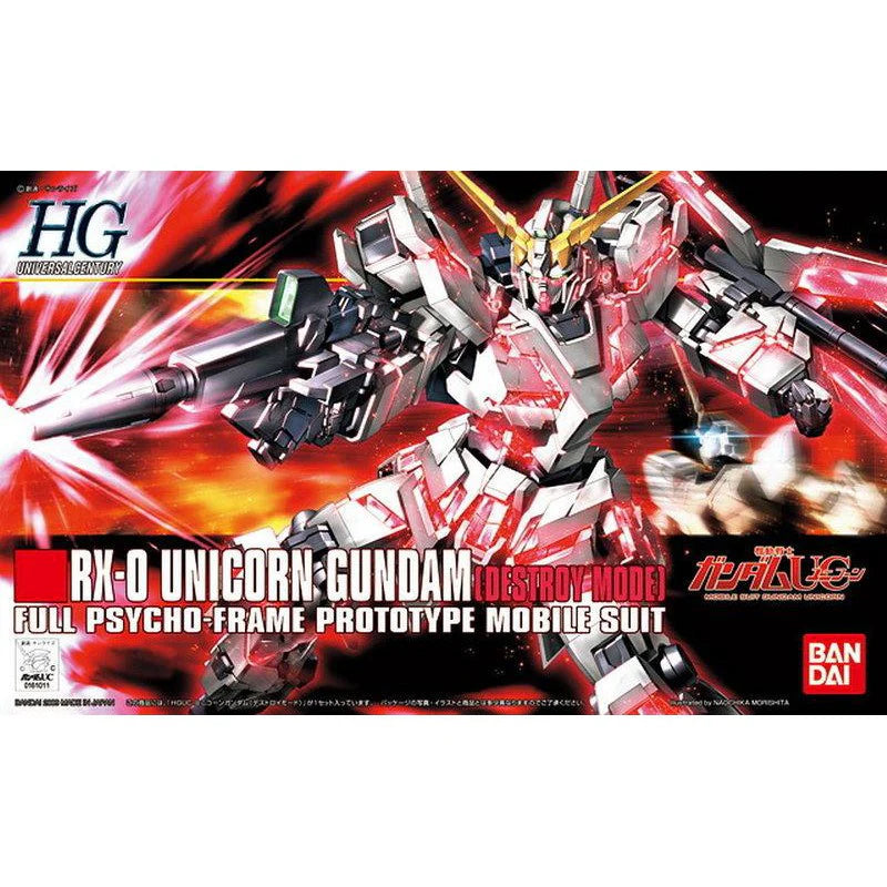 1/144 HGUC RX-0 Unicorn Gundam Destroy Mode