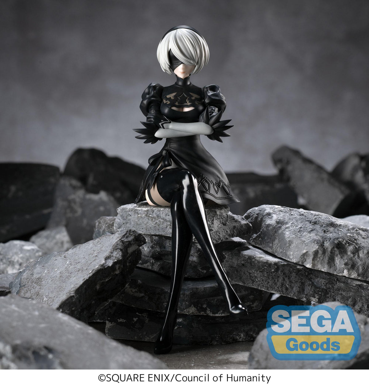 NieR:Automata Ver1.1a PM Perching PVC Statue 2B