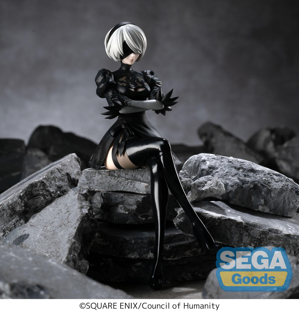 NieR:Automata Ver1.1a PM Perching PVC Statue 2B