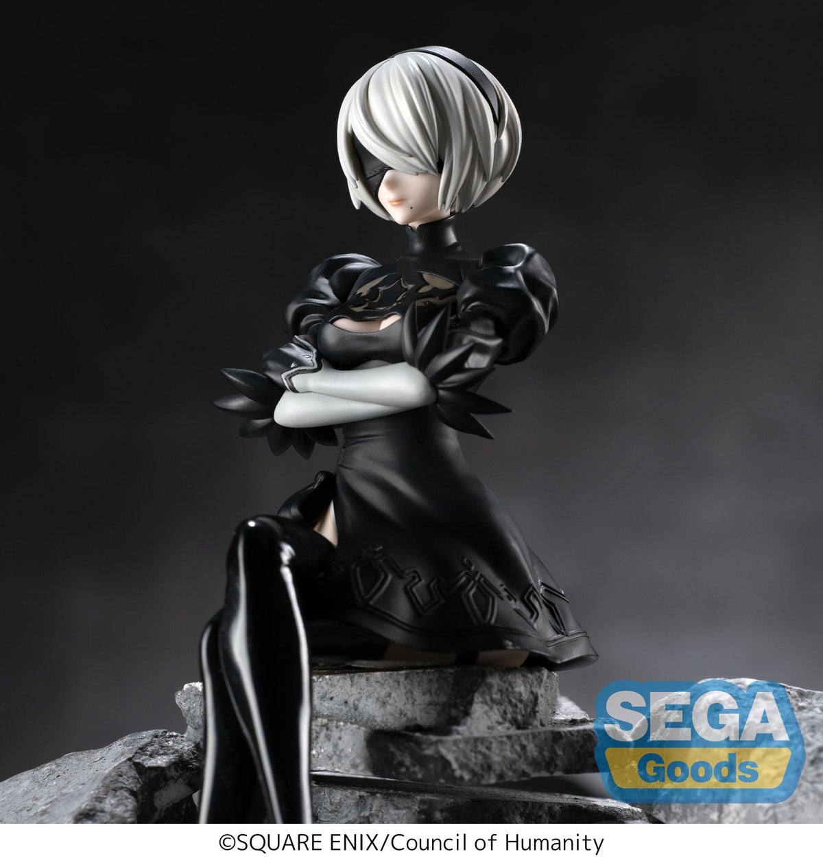 NieR:Automata Ver1.1a PM Perching PVC Statue 2B