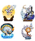 One Piece Petitrama PVC Mini Statue Logbox Re Birth Gear Fifth Special Set 9 cm