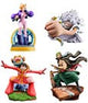 One Piece Petitrama PVC Mini Statue Logbox Re Birth Egghead 4-Set 9 cm