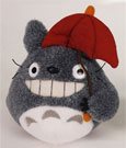 My Neighbor Totoro Plush Figure Totoro Red Umbrella 15 cm