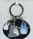 My Neighbor Totoro Metal-Keychain Big, Middle & Small Totoro