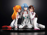 Evangelion: 3.0+1.0 Thrice Upon a Time Asuka/Rei/Mari NewType Cover Version 1:8 Scale Statue Set of 3