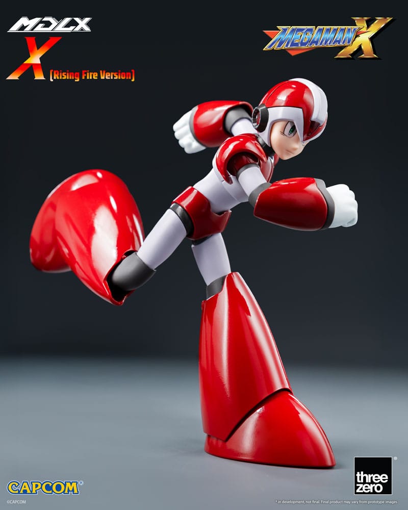 Mega Man MDLX Action Figure Rockman X / Mega Man X (Rising Fire Version) 12 cm