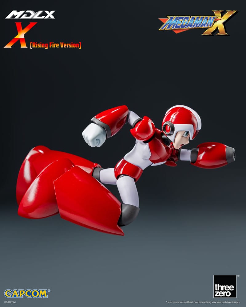 Mega Man MDLX Action Figure Rockman X / Mega Man X (Rising Fire Version) 12 cm