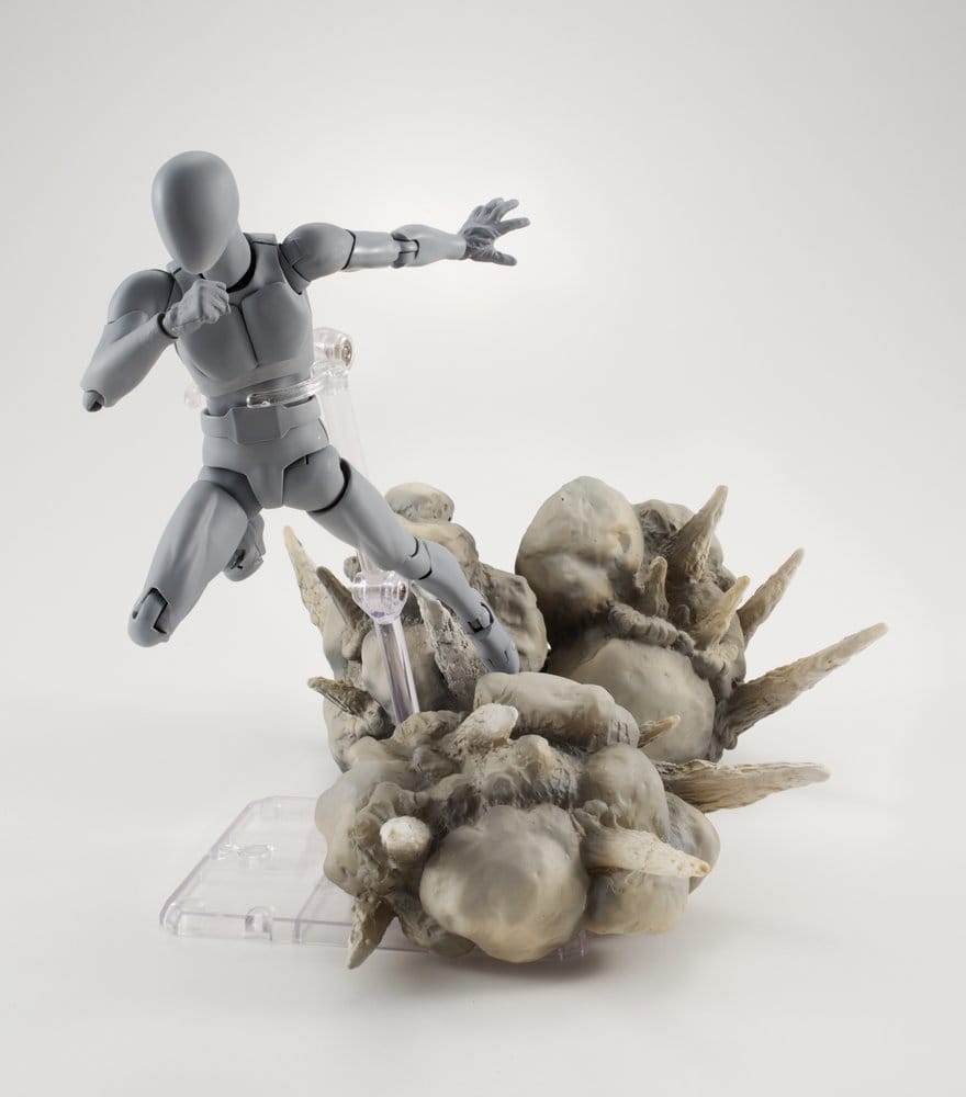 Tamashii Effect Action Figure Accessory Explosion Gray Ver. for S.H.Figuarts