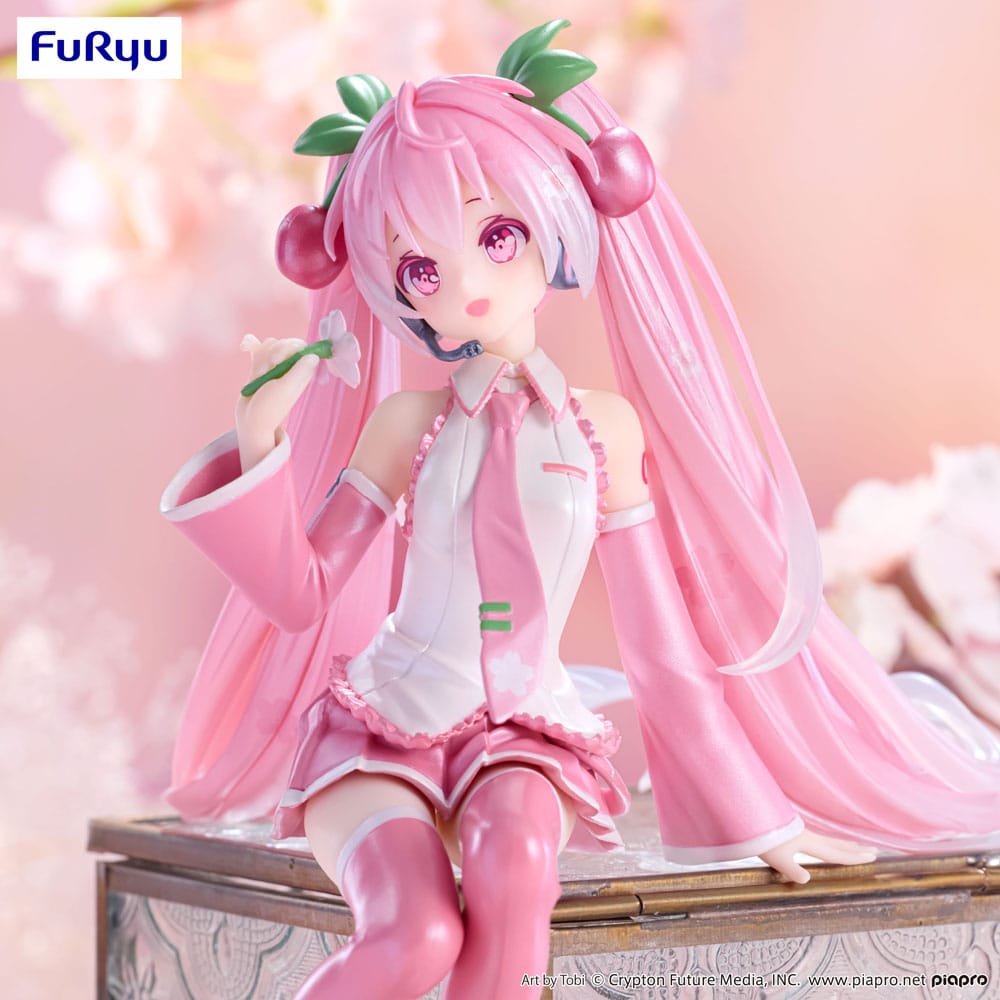 Hatsune Miku: Noodle Stopper PVC Statue: Sakura Miku (2024 Pearl Color Version)