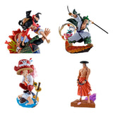 One Piece Petitrama PVC Mini Statue Logbox Re Birth Wano Kuni Vol. 1 Set 9 cm