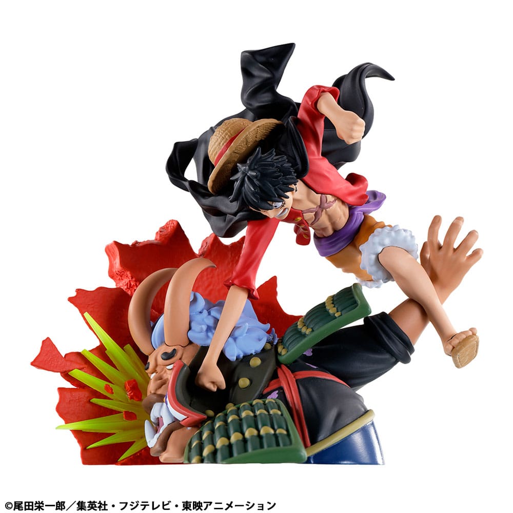 One Piece Petitrama PVC Mini Statue Logbox Re Birth Wano Kuni Vol. 1 Set 9 cm