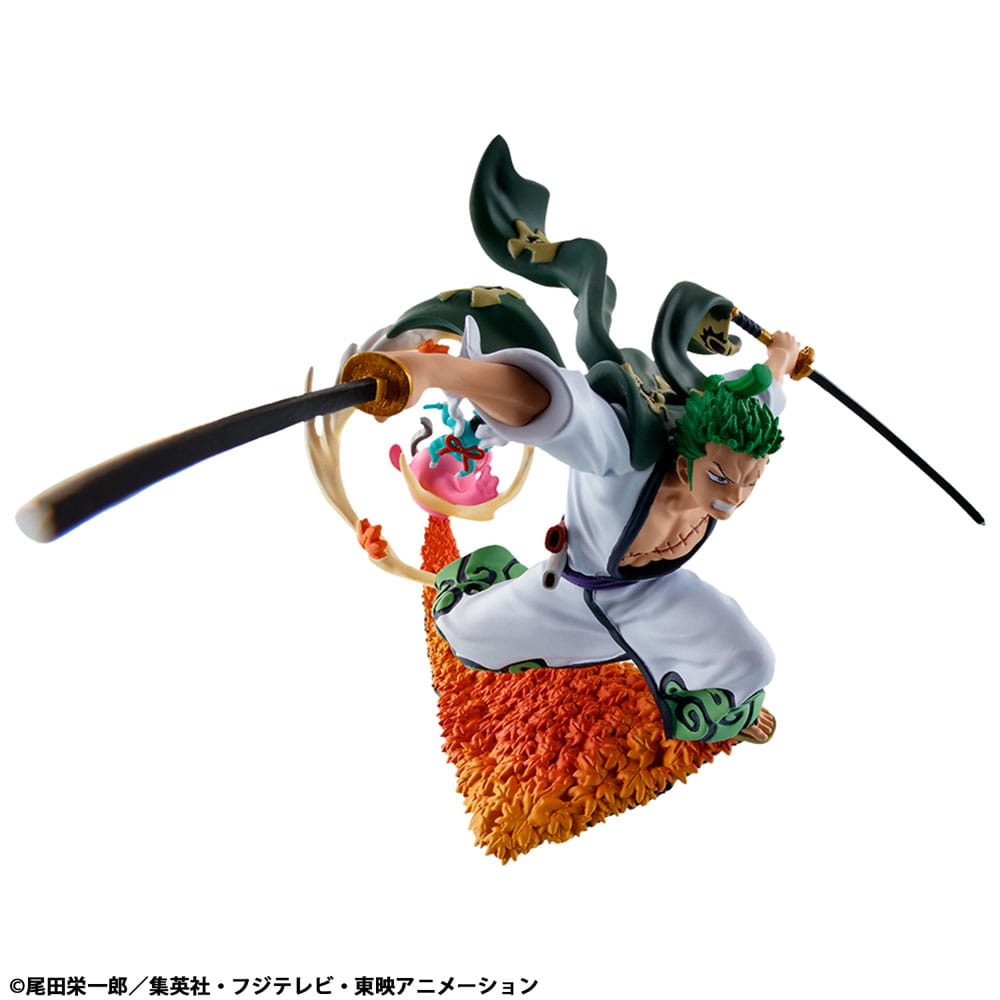 One Piece Petitrama PVC Mini Statue Logbox Re Birth Wano Kuni Vol. 1 Set 9 cm