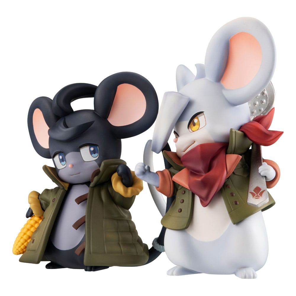 Mobile Suit Gundam Iron-Blooded Orphans PVC Statues Orphanchu of Block 3 Mikatsuki & Orga 10th Anniversary 12 cm