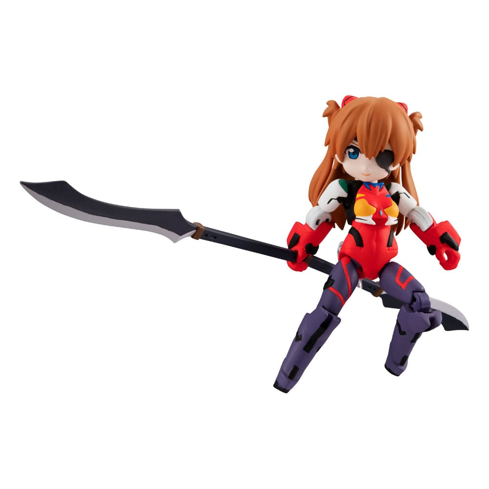 Evangelion Desktop Army Figures Shikinami Asuka Langley & Evangelion 2 8 - 15 cm