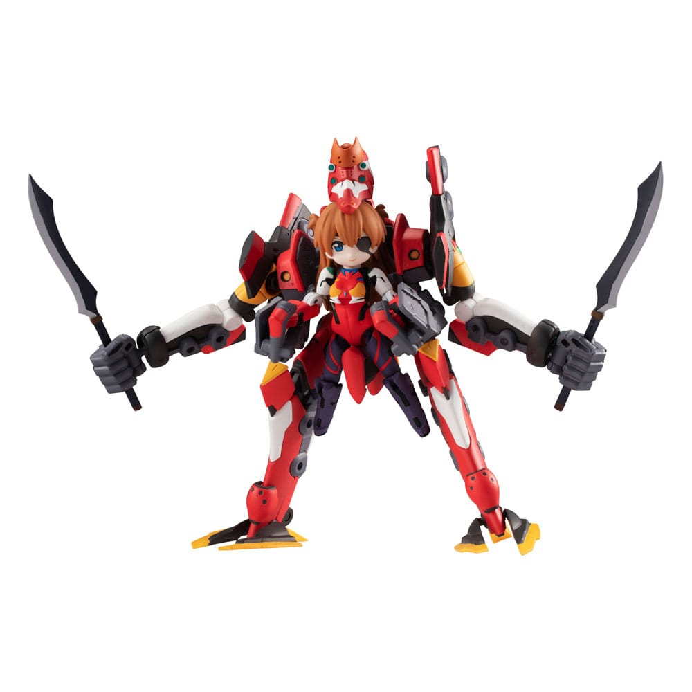 Evangelion Desktop Army Figures Shikinami Asuka Langley & Evangelion 2 8 - 15 cm