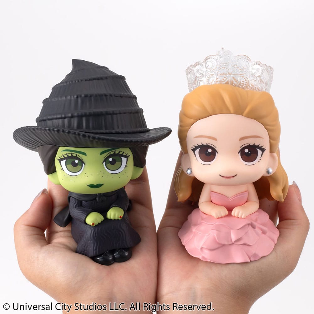 Wicked Look Up PVC Statues Elphaba & Glinda (with gift) 11 cm