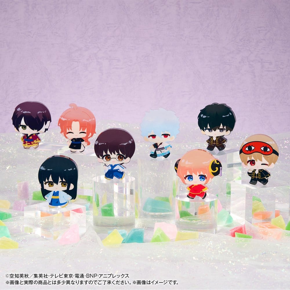 Gintama Karakoro Clear Candy Trading Figure Vol. 2 5 cm Blind Box Assortment (8)