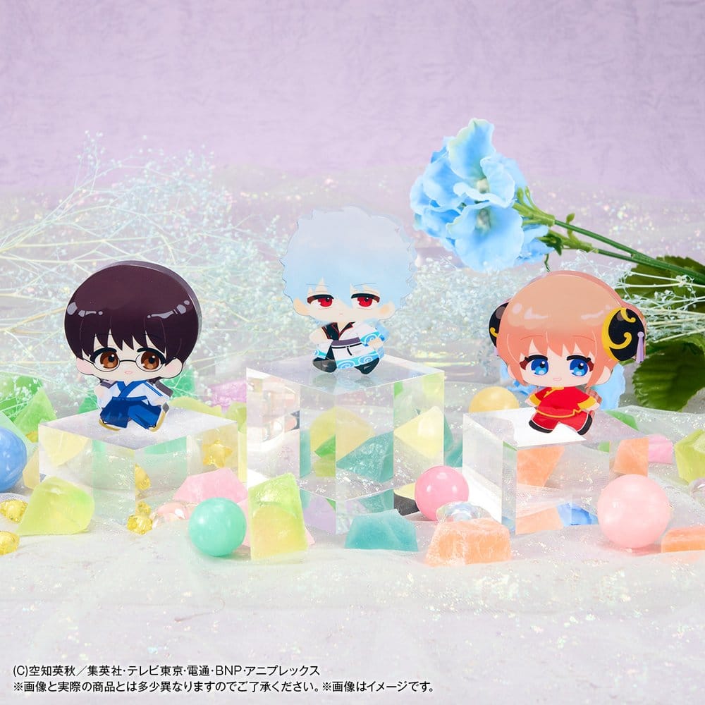 Gintama Karakoro Clear Candy Trading Figure Vol. 2 5 cm Blind Box Assortment (8)