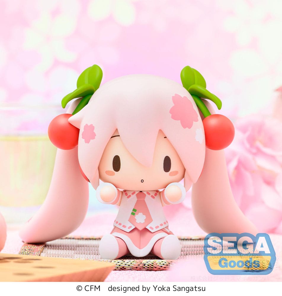 Character Vocal Series 01: Hatsune Miku Fuwa Petit Chibi Figure Sakura Miku 8 cm