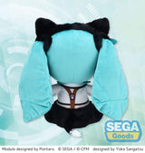 Hatsune Miku Project Diva Arcade Future Tone Fuwa Petit Plush Figure Kitty Cat LL 30 cm