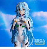 Evangelion: 3.0+1.0 Thrice Upon a Time SPM PVC Statue Rei Ayanami Long Hair Ver. 21 cm