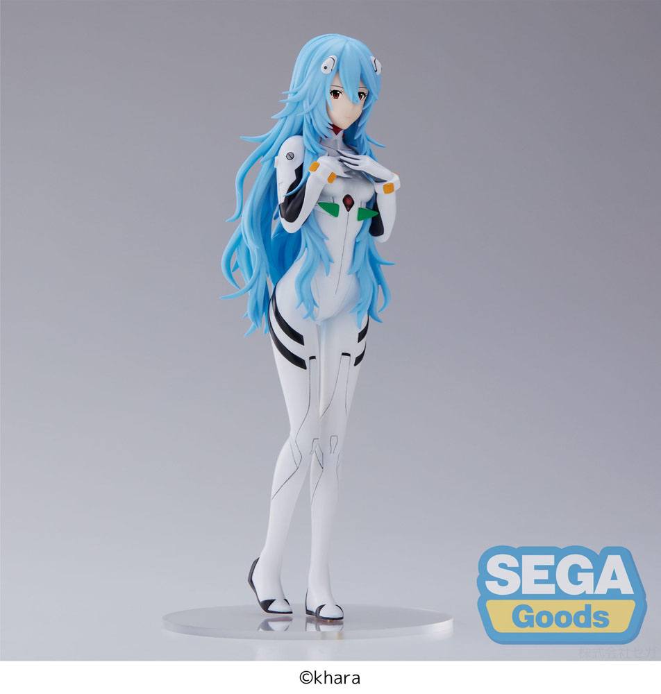 Evangelion: 3.0+1.0 Thrice Upon a Time SPM PVC Statue Rei Ayanami Long Hair Ver. 21 cm